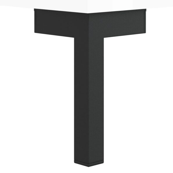 vidaXL Komoda lesklá biela 34,5x34x90 cm spracované drevo – Obrázok 11