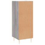 vidaXL Komoda sivý dub sonoma 34,5x34x90 cm spracované drevo – Obrázok 8