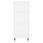 vidaXL Komoda biela 34,5x32,5x90 cm kompozitné drevo – Obrázok 4