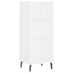 vidaXL Komoda biela 34,5x32,5x90 cm kompozitné drevo – Obrázok 2