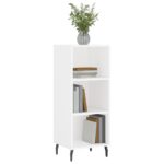 vidaXL Komoda biela 34,5x32,5x90 cm kompozitné drevo – Obrázok 3