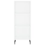 vidaXL Komoda biela 34,5x32,5x90 cm kompozitné drevo – Obrázok 4