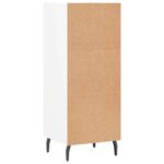 vidaXL Komoda biela 34,5x32,5x90 cm kompozitné drevo – Obrázok 6