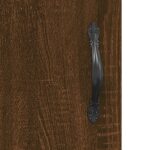 vidaXL Komoda hnedý dub 34,5x34x90 cm spracované drevo – Obrázok 10