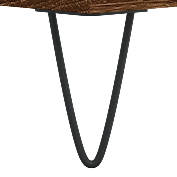 vidaXL Komoda hnedý dub 34,5x34x90 cm spracované drevo – Obrázok 11