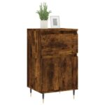 vidaXL Komody 2 ks dymový dub 40x35x70 cm kompozitné drevo – Obrázok 3