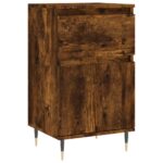 vidaXL Komody 2 ks dymový dub 40x35x70 cm kompozitné drevo – Obrázok 5