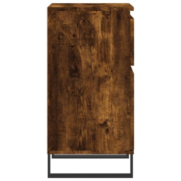 vidaXL Komoda dymový dub 40x35x70 cm kompozitné drevo – Obrázok 7