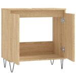 vidaXL Kúpeľňová skrinka dub sonoma 58x33x60 cm kompozitné drevo – Obrázok 5