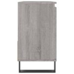 vidaXL Kúpeľňová skrinka sivý dub sonoma 65x33x60 cm kompozitné drevo – Obrázok 6