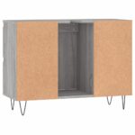 vidaXL Kúpeľňová skrinka sivý dub sonoma 80x33x60 cm kompozitné drevo – Obrázok 7