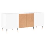 vidaXL Skrinka na platne lesklá biela 121x38x48 cm kompozitné drevo – Obrázok 6
