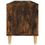 vidaXL TV skrinka dymový dub 100x34,5x44,5 cm kompozitné drevo – Obrázok 7