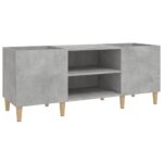vidaXL Skrinka na platne betónovosivá 121x38x48 cm kompozitné drevo – Obrázok 2