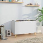 vidaXL Skrinka na platne biela 74,5x38x48 cm kompozitné drevo