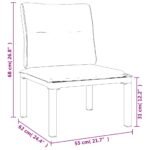 vidaXL 4-dielna záhradná sedacia súprava polyratan čierna a sivá – Obrázok 11