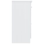 vidaXL Komoda ALTA, biela 77x35x73 cm, borovicový masív – Obrázok 5