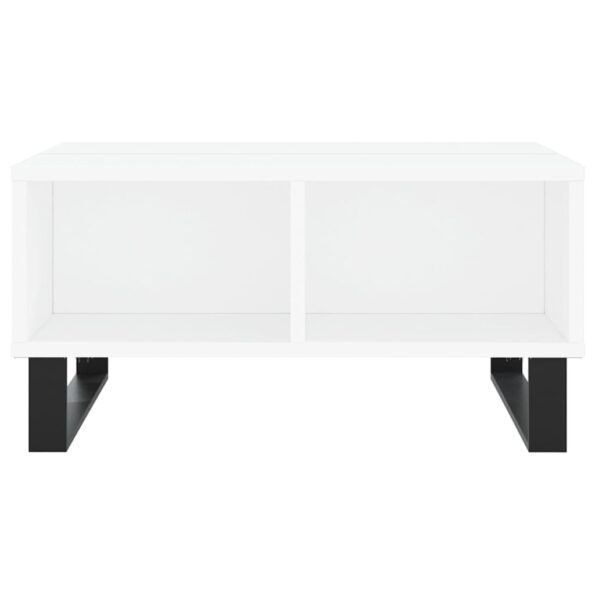 vidaXL Konferenčný stolík biely 60x60x30 cm kompozitné drevo – Obrázok 4