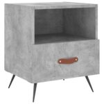 vidaXL Nočné stolíky 2 ks betónovo sivé 40x35x47,5 cm kompozitné drevo – Obrázok 5