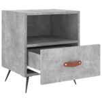 vidaXL Nočné stolíky 2 ks betónovo sivé 40x35x47,5 cm kompozitné drevo – Obrázok 8