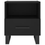 vidaXL Nočné stolíky 2 ks čierne 40x35x47,5 cm kompozitné drevo – Obrázok 7