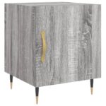 vidaXL Nočný stolík sivá sonoma 40x40x50 cm kompozitné drevo – Obrázok 2