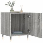 vidaXL Nočný stolík sivá sonoma 40x40x50 cm kompozitné drevo – Obrázok 8
