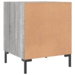 vidaXL Nočné stolíky 2 ks sivý dub sonoma 40x40x50 cm kompozitné drevo – Obrázok 8
