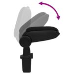 vidaXL Lakťová opierka do auta čierna 12x32x(34-50) cm ABS – Obrázok 7