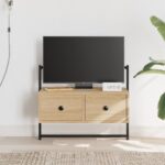 vidaXL TV skrinka nástenná dub sonoma 60,5x30x51 cm kompozitné drevo