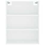 vidaXL Vysoká skrinka biela 69,5x34x180 cm spracované drevo – Obrázok 6