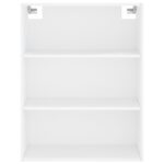 vidaXL Vysoká skrinka biela 69,5x34x180 cm spracované drevo – Obrázok 6