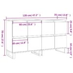 vidaXL Komody 2 ks biele spracované drevo – Obrázok 11