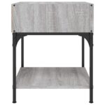 vidaXL Nočné stolíky 2 ks sivý dub sonoma 40x41x50 cm kompozitné drevo – Obrázok 6