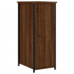 vidaXL Nočné stolíky 2 ks hnedý dub 32x42x80 cm kompozitné drevo – Obrázok 5
