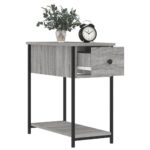 vidaXL Nočné stolíky 2 ks sivý dub sonoma 30x60x60 cm kompozitné drevo – Obrázok 4