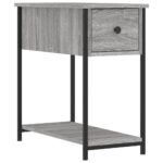 vidaXL Nočné stolíky 2 ks sivý dub sonoma 30x60x60 cm kompozitné drevo – Obrázok 5