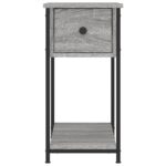 vidaXL Nočné stolíky 2 ks sivý dub sonoma 30x60x60 cm kompozitné drevo – Obrázok 6