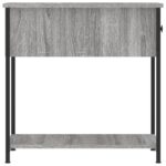 vidaXL Nočné stolíky 2 ks sivý dub sonoma 30x60x60 cm kompozitné drevo – Obrázok 8