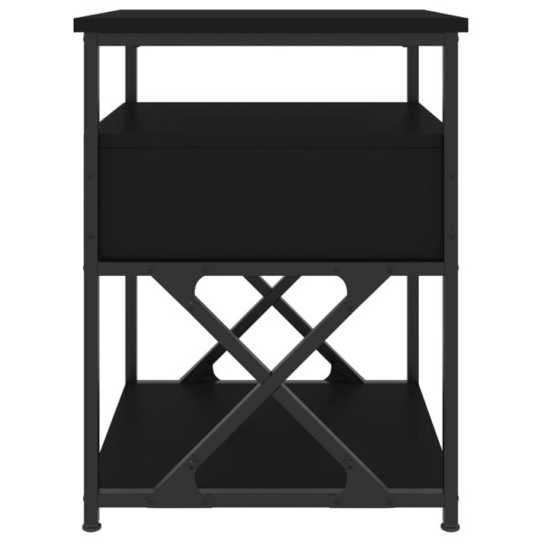 vidaXL Nočné stolíky 2 ks čierne 40x42x55 cm kompozitné drevo – Obrázok 8
