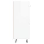 vidaXL Komoda lesklá biela 69,5x34x90 cm spracované drevo – Obrázok 7