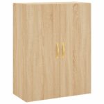 vidaXL Nástenná TV skrinka dub sonoma 69,5x34x90 cm – Obrázok 2
