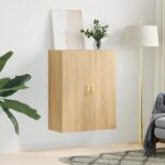 vidaXL Nástenná TV skrinka dub sonoma 69,5x34x90 cm – Obrázok 3