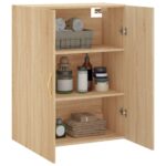 vidaXL Nástenná TV skrinka dub sonoma 69,5x34x90 cm – Obrázok 5
