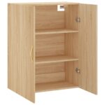 vidaXL Nástenná TV skrinka dub sonoma 69,5x34x90 cm – Obrázok 6