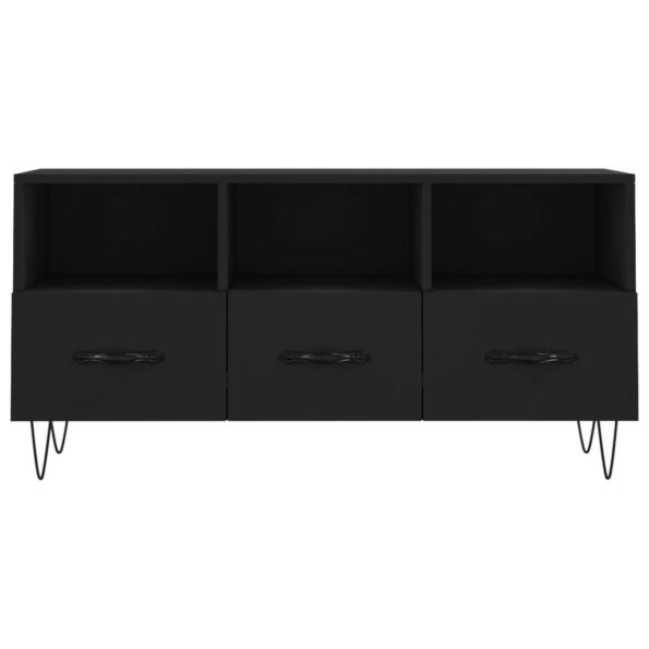 vidaXL TV stolík čierny 102x36x50 cm kompozitné drevo – Obrázok 5