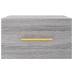 vidaXL Nástenné nočné stolíky 2 ks sivé sonoma 35x35x20 cm – Obrázok 6