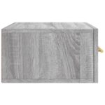 vidaXL Nástenné nočné stolíky 2 ks sivé sonoma 35x35x20 cm – Obrázok 8