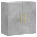 vidaXL Nástenná skrinka betónovo sivá 60x31x60 cm kompozitné drevo – Obrázok 2