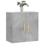 vidaXL Nástenná skrinka betónovo sivá 60x31x60 cm kompozitné drevo – Obrázok 3